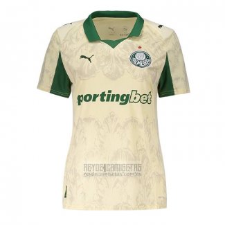 Camiseta De Futbol Palmeiras Segunda Mujer 2025 Amarillo