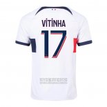 Camiseta De Futbol Paris Saint-Germain Jugador Vitinha Segunda 2023-2024