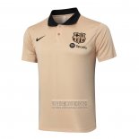 Camiseta De Futbol Polo del Barcelona 2024-2025 Amarillo