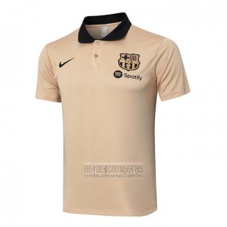 Camiseta De Futbol Polo del Barcelona 2024-2025 Amarillo