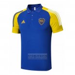 Camiseta De Futbol Polo del Boca Juniors 2021-2022 Azul