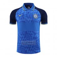 Camiseta De Futbol Polo del Chelsea 2022-2023 Azul