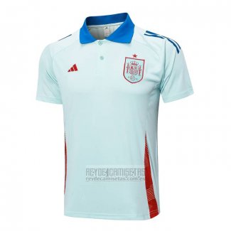 Camiseta De Futbol Polo del Espana 2024-2025 Azul