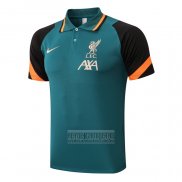 Camiseta De Futbol Polo del Liverpool 2022-2023 Verde