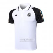 Camiseta De Futbol Polo del Real Madrid 2023-2024 Blanco