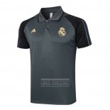 Camiseta De Futbol Polo del Real Madrid 2023-2024 Gris
