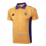 Camiseta De Futbol Polo del Real Madrid 2024-2025 Amarillo
