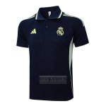 Camiseta De Futbol Polo del Real Madrid 2025-2026 Azul Oscuro