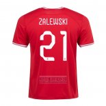 Camiseta De Futbol Polonia Jugador Zalewski Segunda 2022