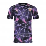 Camiseta De Futbol Pre Partido del Athletic Bilbao 2024 Purpura
