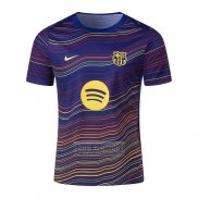 Camiseta De Futbol Pre Partido del Barcelona 2025-2026 Azul
