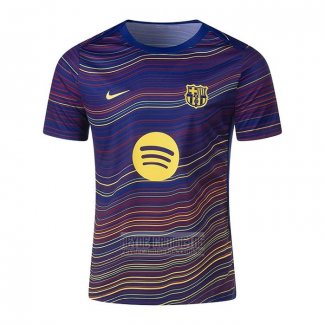 Camiseta De Futbol Pre Partido del Barcelona 2025-2026 Azul