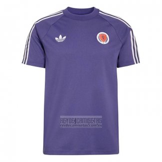 Camiseta De Futbol Pre Partido del Escocia 2026 Purpura