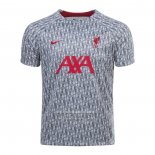 Camiseta De Futbol Pre Partido del Liverpool 2022 Gris Oscuro