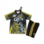 Camiseta De Futbol Real Madrid Dragon Nino 2025-2026 Negro Amarillo