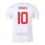 Camiseta De Futbol Suiza Jugador Xhaka Segunda 2022