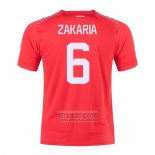 Camiseta De Futbol Suiza Jugador Zakaria Primera 2022