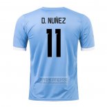 Camiseta De Futbol Uruguay Jugador D.Nunez Primera 2022