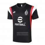 Camiseta De Futbol de Entrenamiento AC Milan 2023-2024 Negro