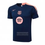 Camiseta De Futbol de Entrenamiento Barcelona 2025-2026 Azul Rosa