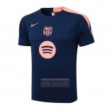 Camiseta De Futbol de Entrenamiento Barcelona 2025-2026 Azul Rosa
