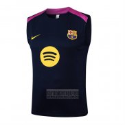 Camiseta De Futbol de Entrenamiento Barcelona Sin Mangas 2025-2026 Negro