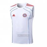 Camiseta De Futbol de Entrenamiento Bayern Munich Sin Mangas 2025-2026 Blanco