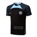 Camiseta De Futbol de Entrenamiento Inter Milan 2022-2023 Negro