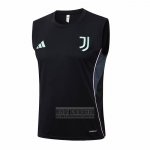Camiseta De Futbol de Entrenamiento Juventus Sin Mangas 2025-2026 Negro