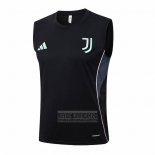 Camiseta De Futbol de Entrenamiento Juventus Sin Mangas 2025-2026 Negro