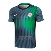 Camiseta De Futbol de Entrenamiento Nigeria 2024-2025 Gris Verde