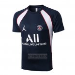 Camiseta De Futbol de Entrenamiento Paris Saint-Germain Jordan 2022-2023 Azul