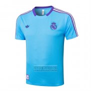 Camiseta De Futbol de Entrenamiento Real Madrid 2025-2026 Azul