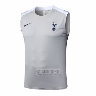 Camiseta De Futbol de Entrenamiento Tottenham Hotspur Sin Mangas 2025-2026 Gris