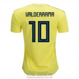 Camiseta de Futbol Colombia Jugador Valderrama Primera 2018