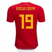 Camiseta de Futbol Espana Jugador Diego Costr Primera 2018