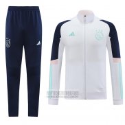 Chandal de Chaqueta del Ajax 2023-2024 Blanco