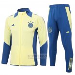 Chandal de Chaqueta del Ajax Nino 2024-2025 Amarillo