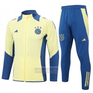 Chandal de Chaqueta del Ajax Nino 2024-2025 Amarillo