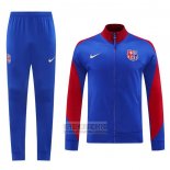 Chandal de Chaqueta del Barcelona 2024-2025 Azul