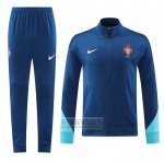Chandal de Chaqueta del Portugal 2024-2025 Azul