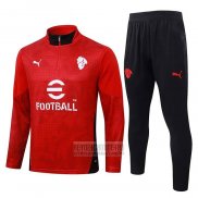 Chandal de Sudadera del AC Milan 2025-2026 Rojo