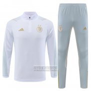 Chandal de Sudadera del Argelia Nino 2023-2024 Blanco