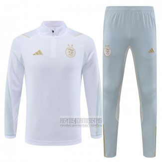 Chandal de Sudadera del Argelia Nino 2023-2024 Blanco