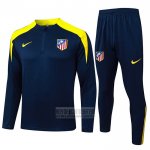 Chandal de Sudadera del Atletico Madrid Nino 2025-2026 Azul