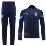 Chandal de Sudadera del Italia 2022-2023 Azul