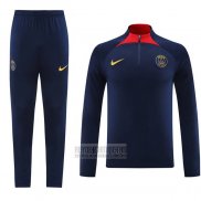 Chandal de Sudadera del Paris Saint-Germain 2023-2024 Azul