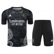 Chandal del Real Madrid Dragon Manga Corta 2024-2025 Negro - Pantalon Corto