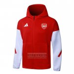 Chaqueta con Capucha del Arsenal 2025-2026 Rojo