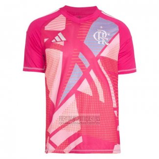 Tailandia Camiseta De Futbol Flamengo Portero 2025 Rosa